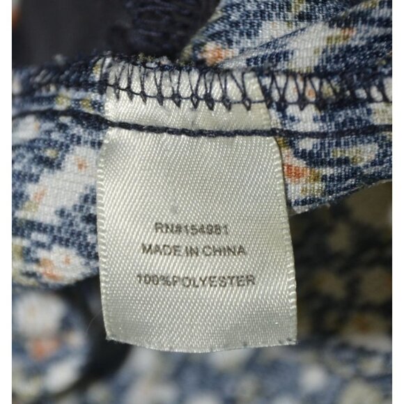 Saint Geraldine Ditsy Micro Floral Cord Overall Size M Black Jumpsuit Boho Retro - Picture 11 of 12